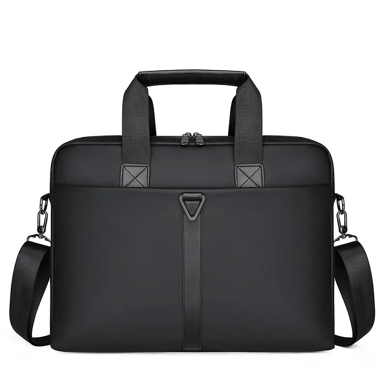 Große Laptoptasche für Herren ⎜ Wasserfeste Business-Tasche mit Schulterriemen für Reisen und Alltag