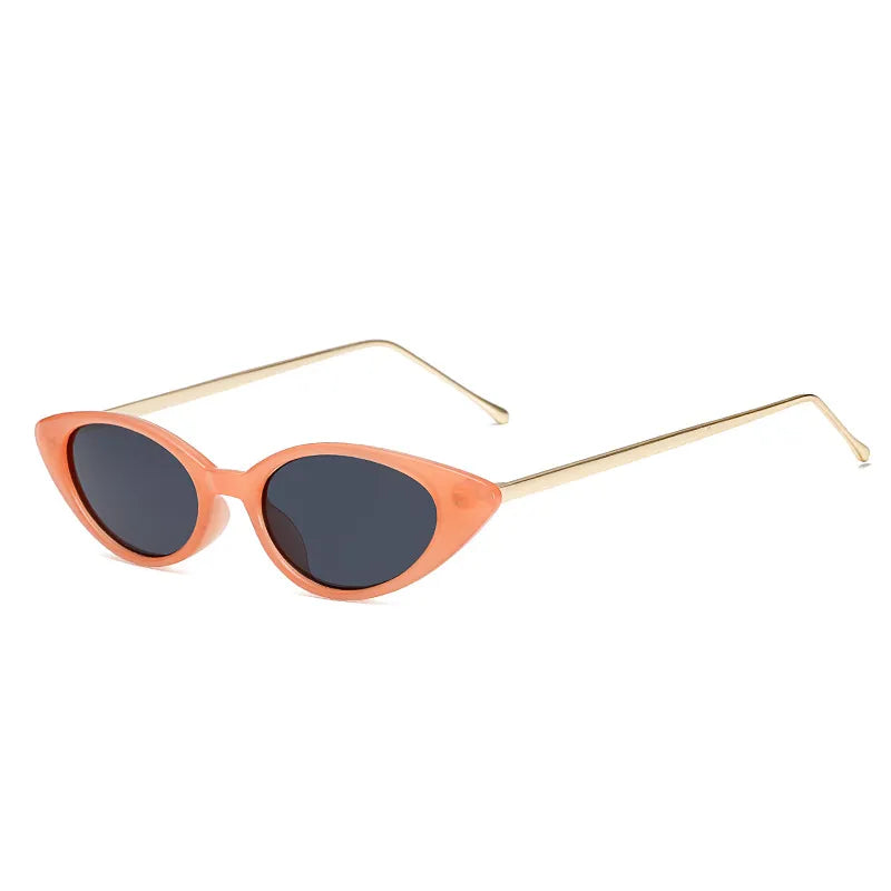Kompakte eckige Damen-Sonnenbrille ⎜ Kleines Retro-Design mit UV-Schutz für trendige Outfits