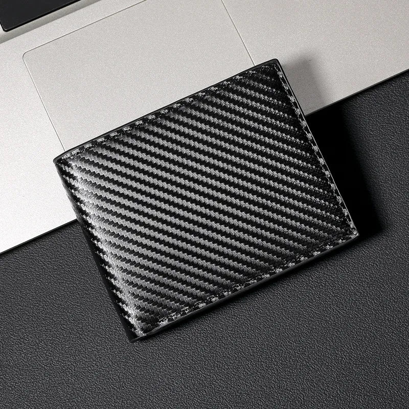 Dreifach faltbare Geldbörse ⎜ Edles RFID-Portemonnaie mit schlankem, modernen Design