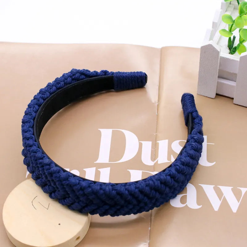 Stoff Haarreif im Retro-Stil für Damen ⎜ Bequemer Kopfschmuck für Alltag, Büro und modische Outfits