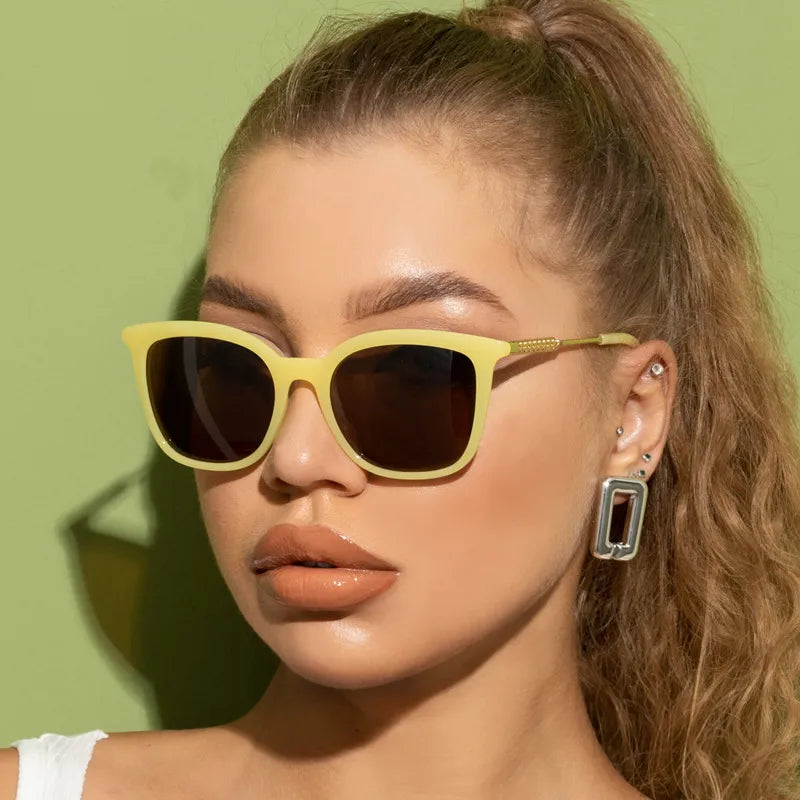 Vintage-Sonnenbrille mit Metallbügeln ⎜ Perfekt für City-Styles und sonnige Tage