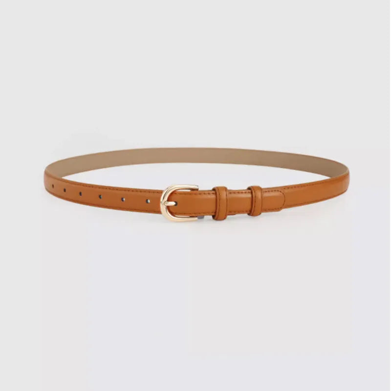Kunstleder-Gürtel für Damen ⎜ Schlichtes Design für Jeans, Röcke und elegante Looks