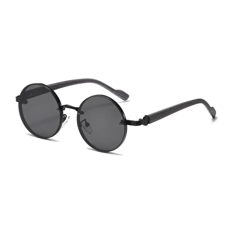 Runde Damen-Sonnenbrille mit Metallgestell ⎜ Klassik trifft Retro mit UV-Schutz