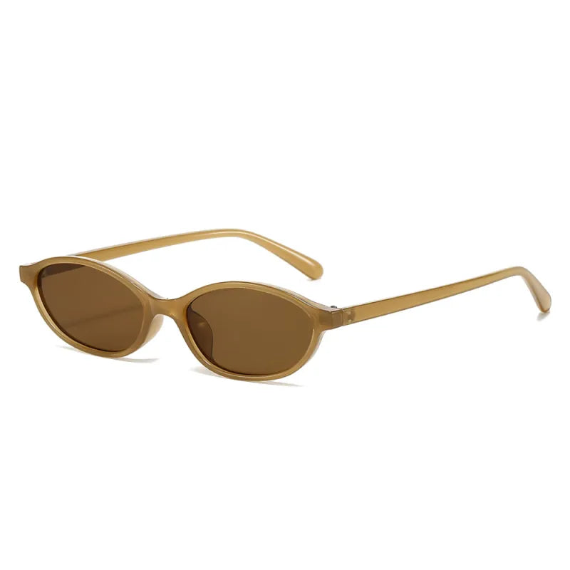 Vintage Sonnenbrille im ovalen Look ⎜ Retro-Charme mit UV-Schutz für warme Tage