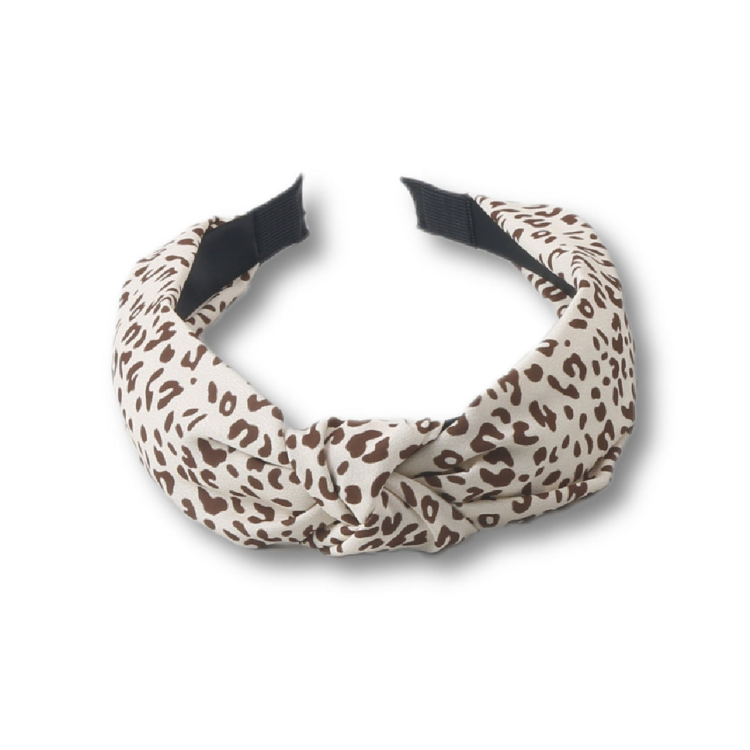 Haarreif mit Knoten für Damen ⎜ Breites Stirnband aus Stoff im Retro-Stil für Alltag und modische Outfits