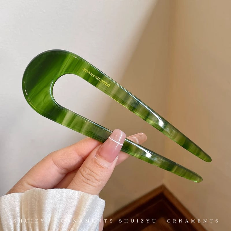 U-förmige Haarnadel für Damen ⎜ Stabile Frisurenspange für elegante Dutts und klassische Hochsteckfrisuren