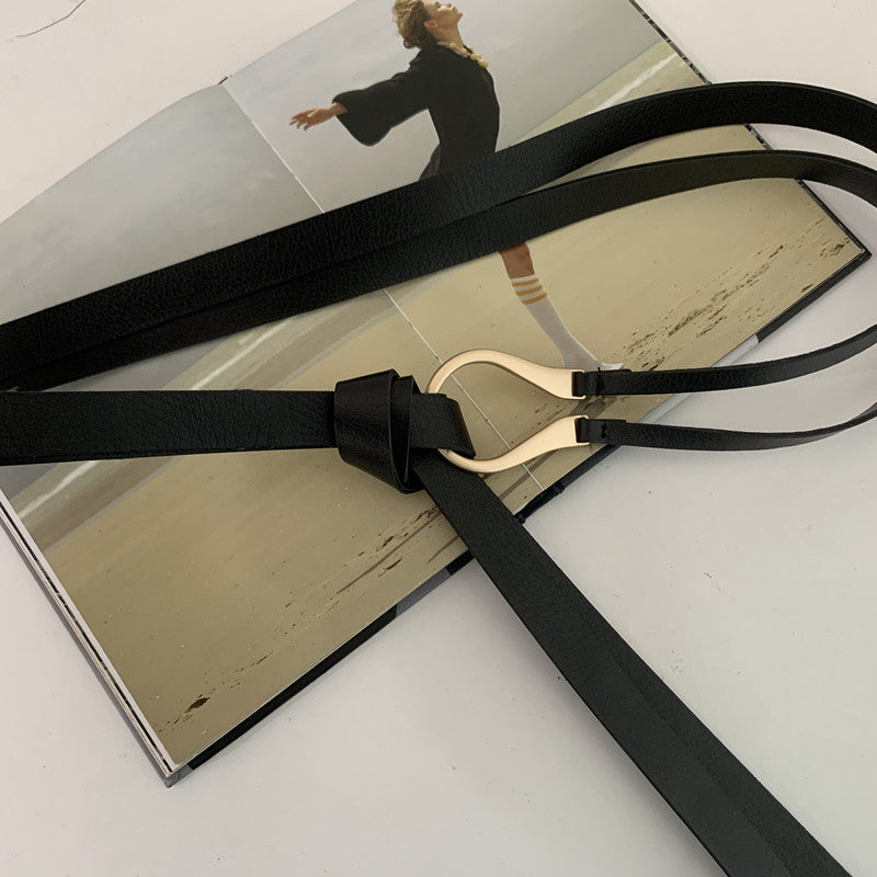 Knoten-Gürtel für Damen ⎜ Schmaler Taillengürtel im minimalistischen Look für vielseitige Styles
