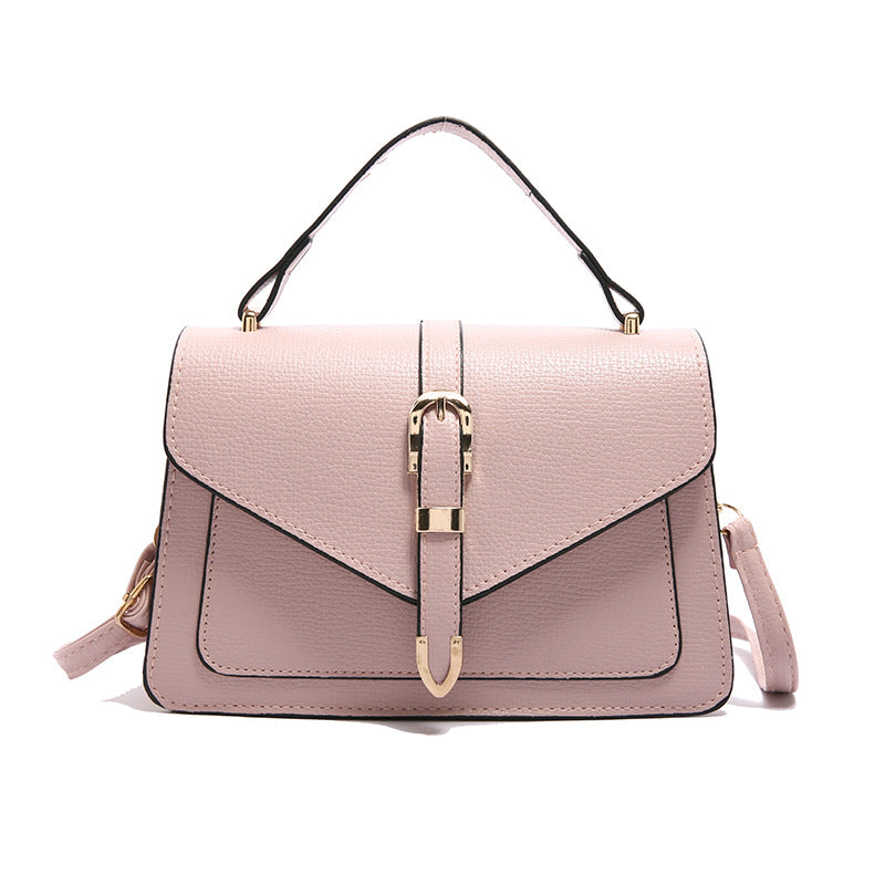 Klassische Umhängetasche für Damen ⎜ Elegante Schultertasche mit Schnalle für Alltag und besondere Anlässe