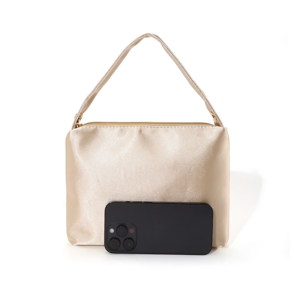Satin Abendtasche für Damen ⎜ Elegante Handtasche mit Trageschlaufe und Magnetverschluss für festliche Anlässe