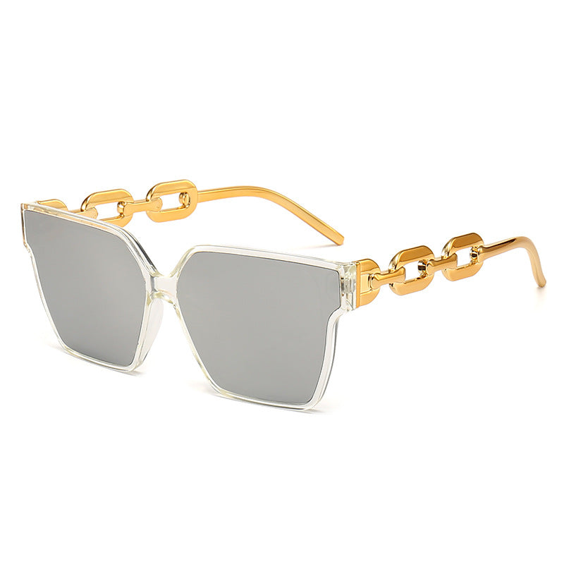 Quadratische Sonnenbrille im Statement-Stil ⎜ Unisex-Design für Streetstyle & Sonne