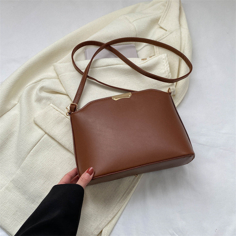 Moderne Tasche für Damen ⎜ Strukturierte Umhängetasche mit Reißverschluss für Arbeit und Freizeit