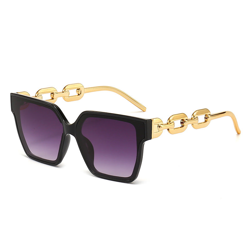 Quadratische Sonnenbrille im Statement-Stil ⎜ Unisex-Design für Streetstyle & Sonne