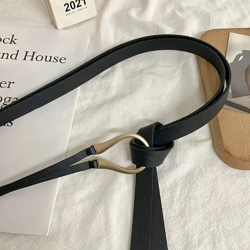 Knoten-Gürtel für Damen ⎜ Schmaler Taillengürtel im minimalistischen Look für vielseitige Styles