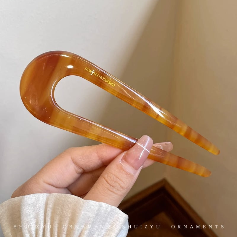 U-förmige Haarnadel für Damen ⎜ Stabile Frisurenspange für elegante Dutts und klassische Hochsteckfrisuren