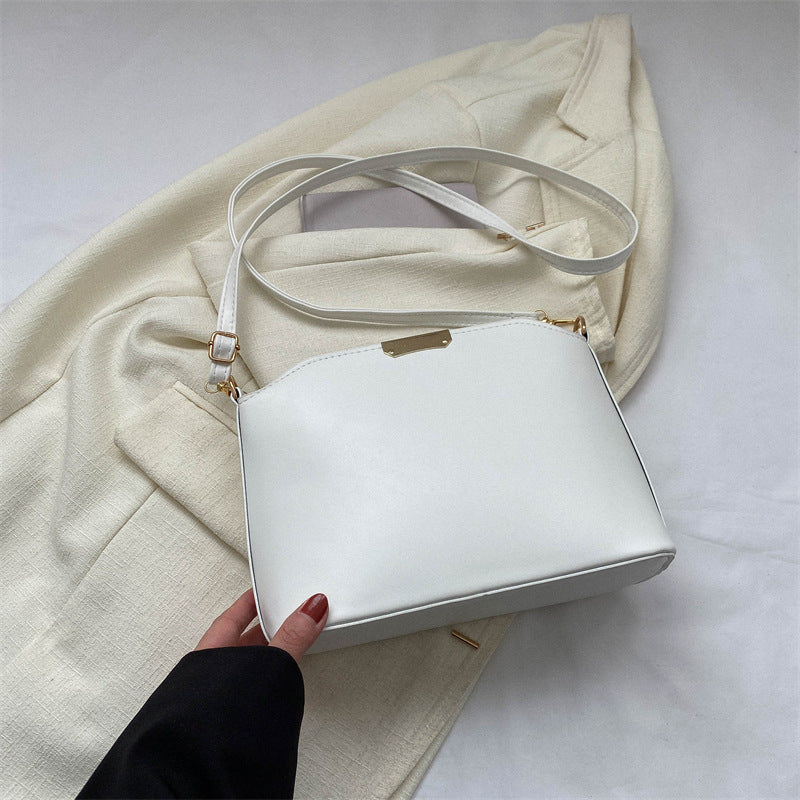 Moderne Tasche für Damen ⎜ Strukturierte Umhängetasche mit Reißverschluss für Arbeit und Freizeit