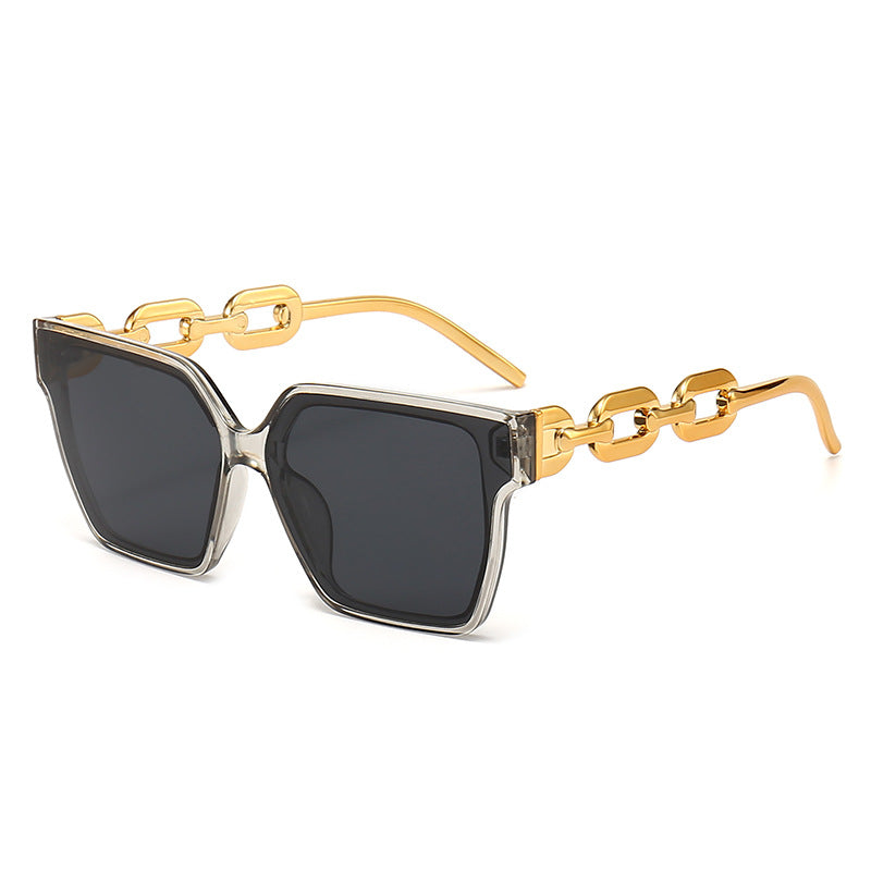 Quadratische Sonnenbrille im Statement-Stil ⎜ Unisex-Design für Streetstyle & Sonne