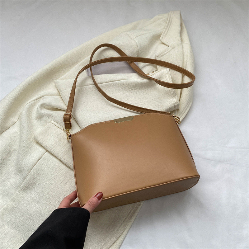 Moderne Tasche für Damen ⎜ Strukturierte Umhängetasche mit Reißverschluss für Arbeit und Freizeit
