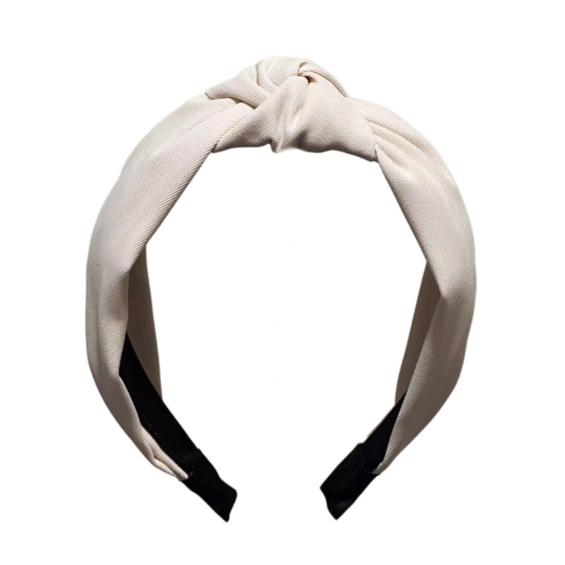 Haarreif mit Knoten für Damen ⎜ Breites Stirnband aus Stoff im Retro-Stil für Alltag und modische Outfits