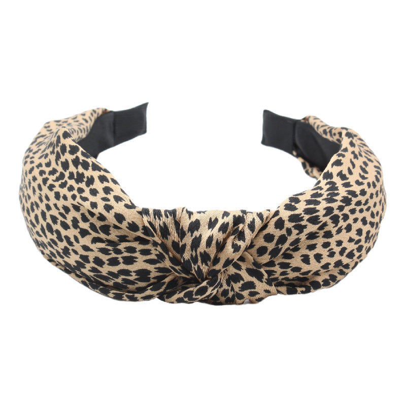 Haarreif mit Knoten für Damen ⎜ Breites Stirnband aus Stoff im Retro-Stil für Alltag und modische Outfits