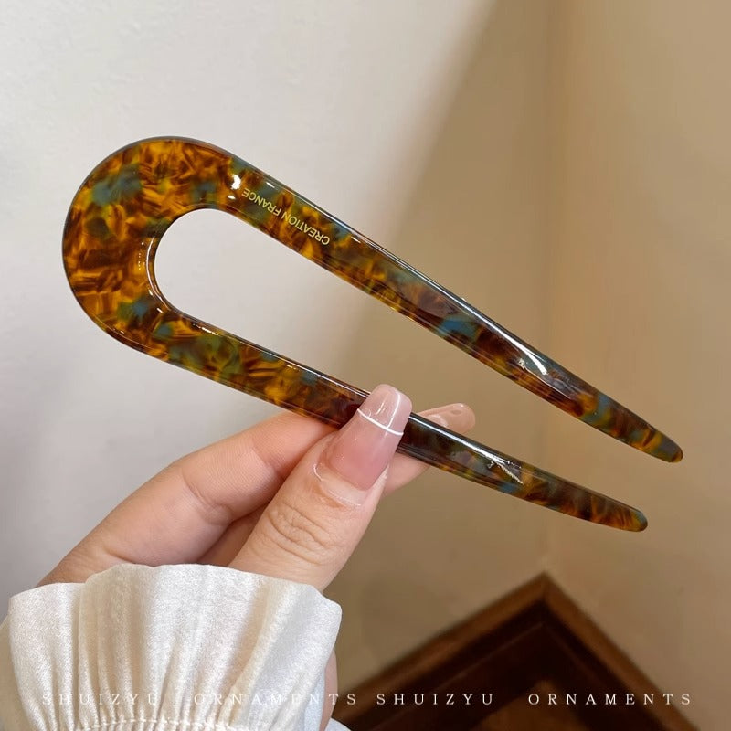 U-förmige Haarnadel für Damen ⎜ Stabile Frisurenspange für elegante Dutts und klassische Hochsteckfrisuren