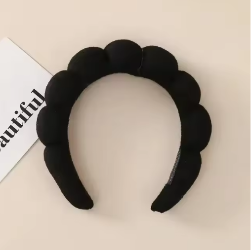 Haarband für Damen ⎜ Weiches Stirnband für Gesichtsreinigung, Wellness und Haarstyling