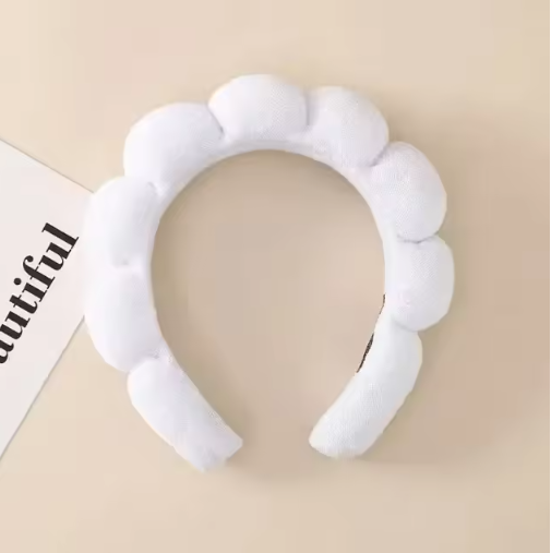 Haarband für Damen ⎜ Weiches Stirnband für Gesichtsreinigung, Wellness und Haarstyling