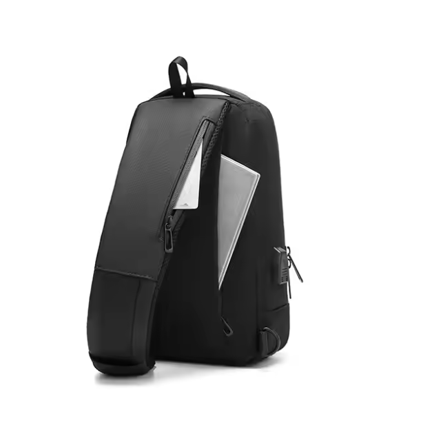 Schultertasche aus echtem Leder ⎜ Robustes Herrenmodell mit mehreren Fächern und Reißverschlüssen