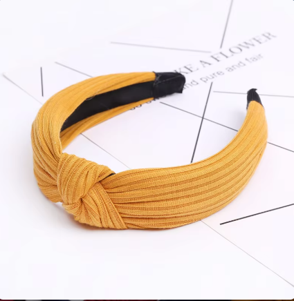 Breiter Haarreif im Retro-Stil für Damen ⎜ Geflochtenes Stirnband aus Strick für vielseitige Alltagsfrisuren