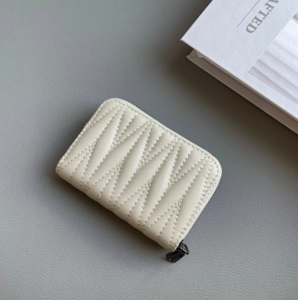 Mini Geldbörse für Damen ⎜ Kompakte Brieftasche mit Reißverschluss und Anti-Magnet-Schutz in vielen Farben