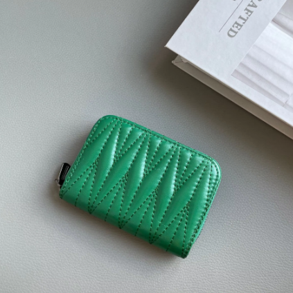 Mini Geldbörse für Damen ⎜ Kompakte Brieftasche mit Reißverschluss und Anti-Magnet-Schutz in vielen Farben