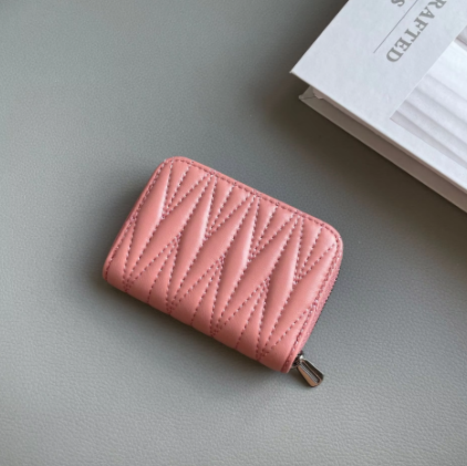 Mini Geldbörse für Damen ⎜ Kompakte Brieftasche mit Reißverschluss und Anti-Magnet-Schutz in vielen Farben