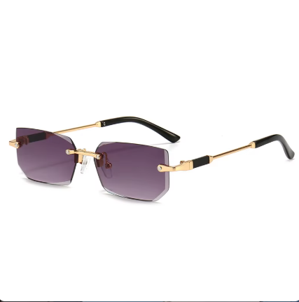 Retro-Sonnenbrille für Damen im Quadratstil ⎜ Schlichtes Modell für elegante City-Outfits mit UV-Schutz