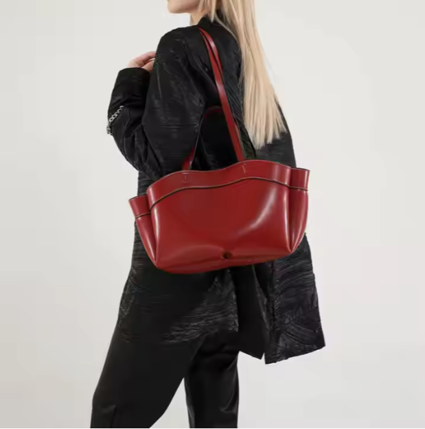 Große Tragetasche für Damen ⎜ Modische Schultertasche mit viel Stauraum für Büro, Alltag und Freizeit