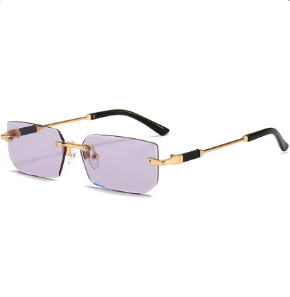 Retro-Sonnenbrille für Damen im Quadratstil ⎜ Schlichtes Modell für elegante City-Outfits mit UV-Schutz