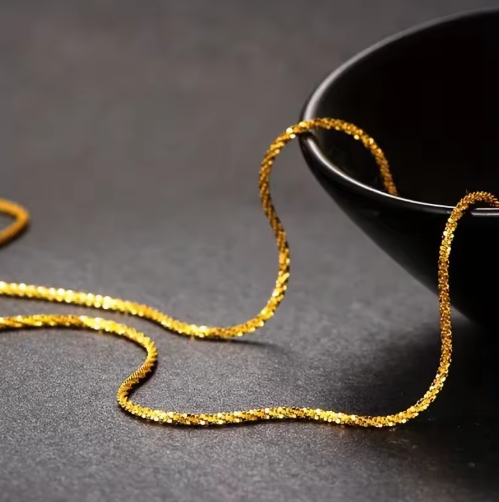 Glamouröse Kette für Damen ⎜ Funkelnder Halsschmuck für vielseitige Party- und Abendoutfits