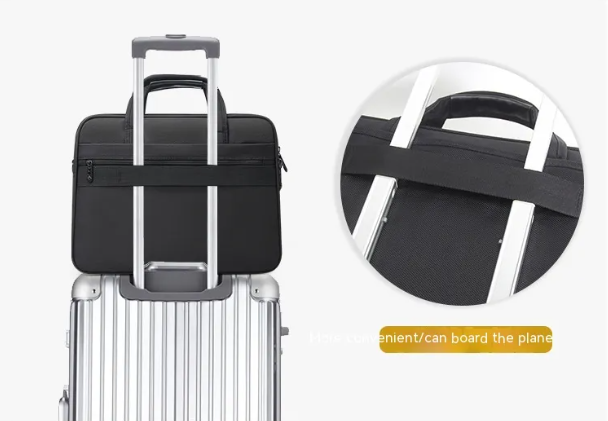 Business Laptoptasche für Herren ⎜ Geräumige Aktentasche mit Schultergurt und Reißverschlusstaschen