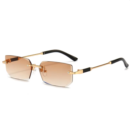 Retro-Sonnenbrille für Damen im Quadratstil ⎜ Schlichtes Modell für elegante City-Outfits mit UV-Schutz