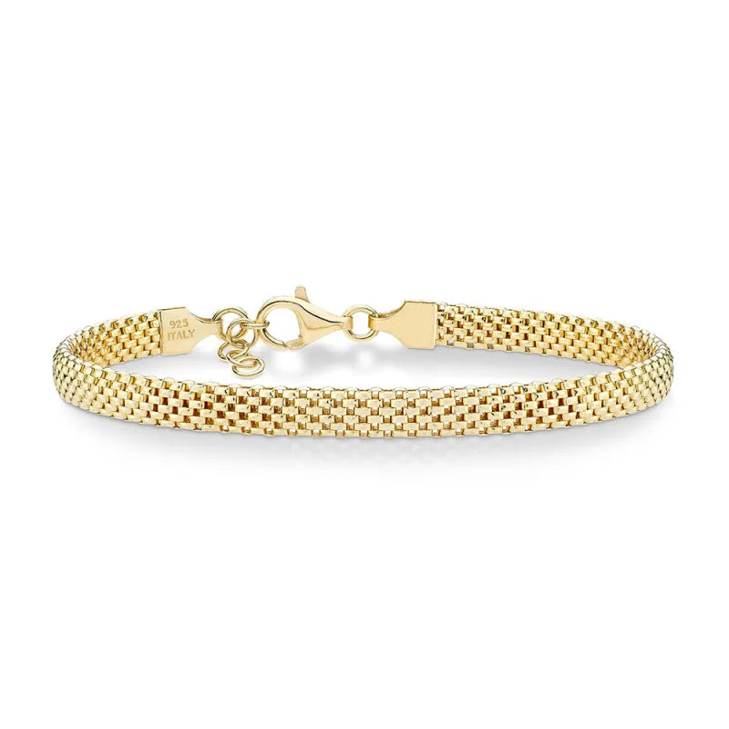 Modernes Armband für Damen ⎜ Feiner Armschmuck in Goldoptik für zeitlose Eleganz