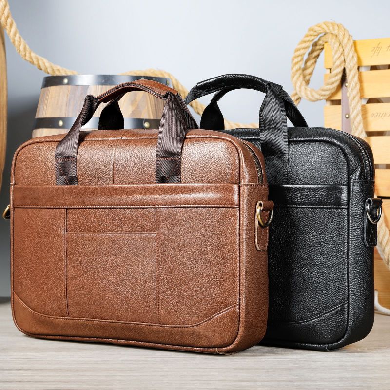Notebooktasche mit vielen Fächern ⎜ Robuste Laptoptasche mit separatem Innenraum für Zubehör und Dokumente