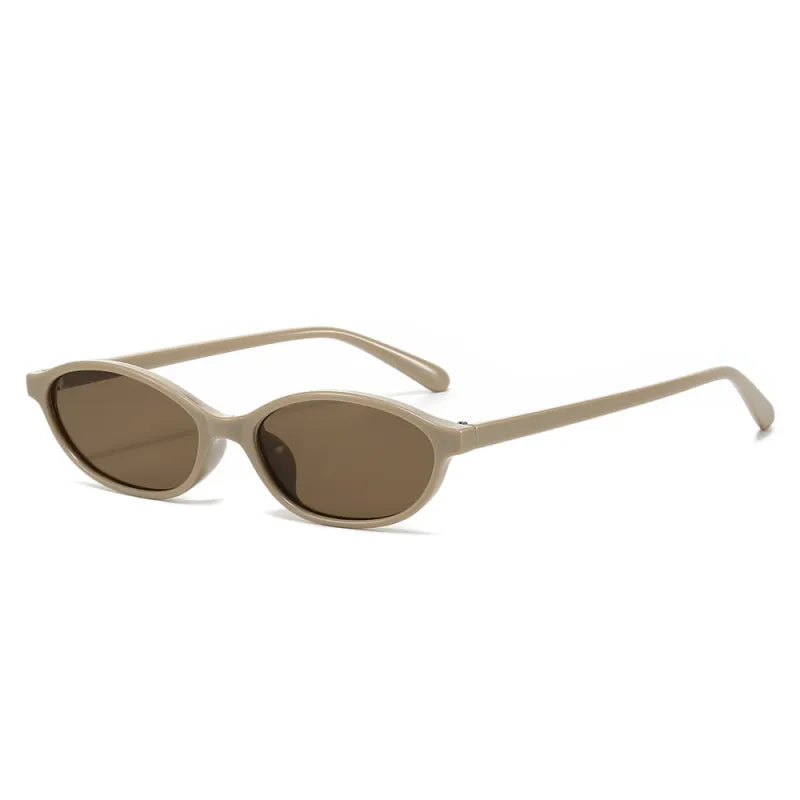 Vintage Sonnenbrille im ovalen Look ⎜ Retro-Charme mit UV-Schutz für warme Tage