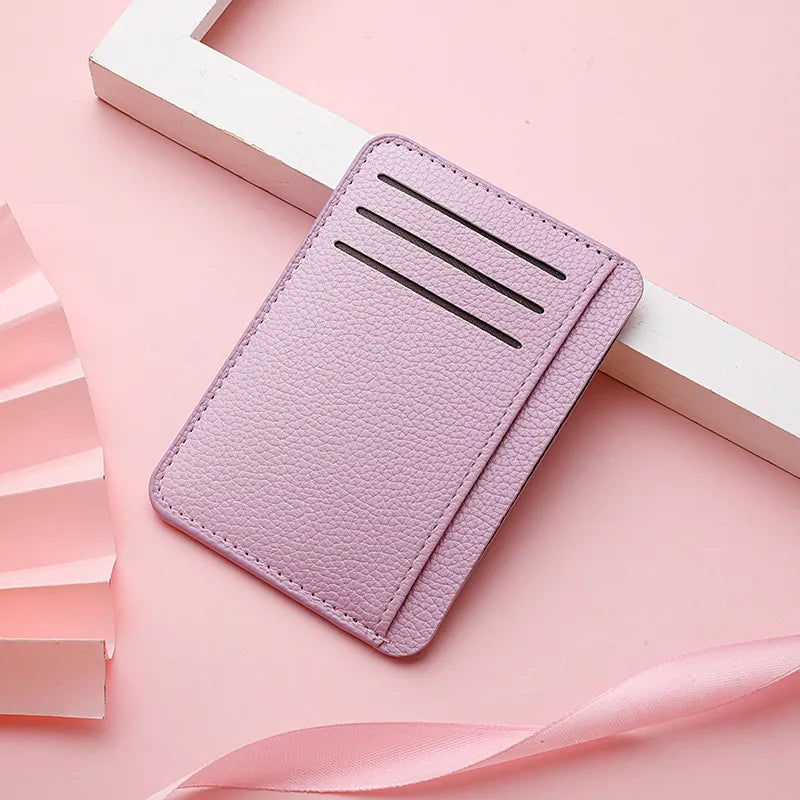Kartenetui für Damen ⎜ Ultraleichtes Kartenfach mit Platz für mehrere Karten und stilvollem Farbdesign