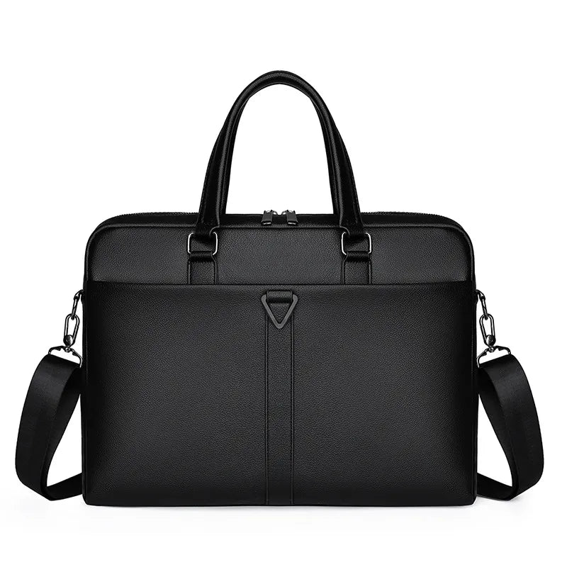 Große Laptoptasche für Herren ⎜ Wasserfeste Business-Tasche mit Schulterriemen für Reisen und Alltag
