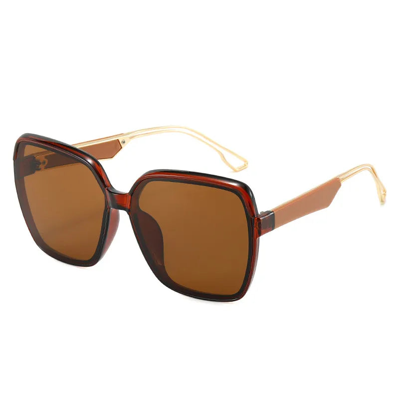 Quadratische Sonnenbrille mit Farbverlauf ⎜ Modischer UV-Schutz für sonnige Stunden