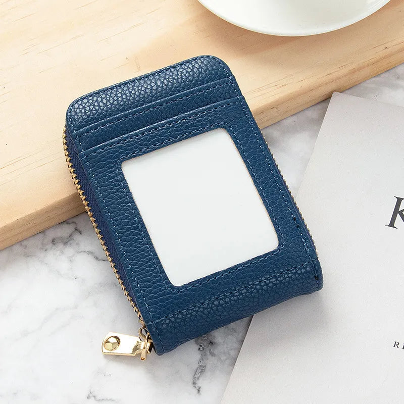 Kartenhalter für Damen ⎜ Mini Portemonnaie mit Sichtfenster und RFID-Schutz für Alltag und Reisen