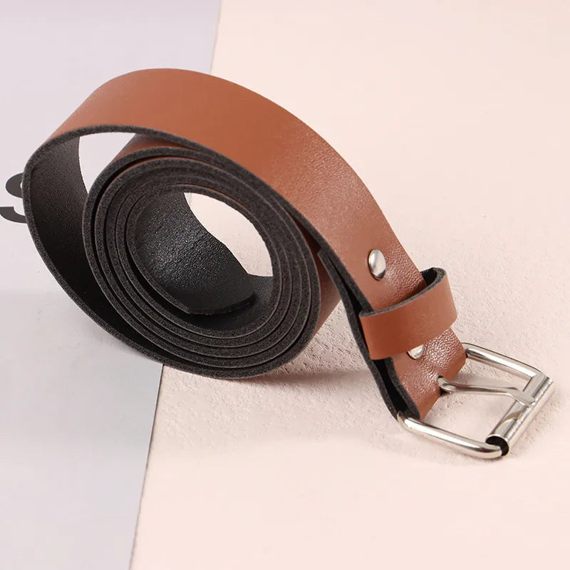 Klassischer Damen-Gürtel mit Dornschließe ⎜ Minimalistisches Accessoire für lässige und vielseitige Stylings