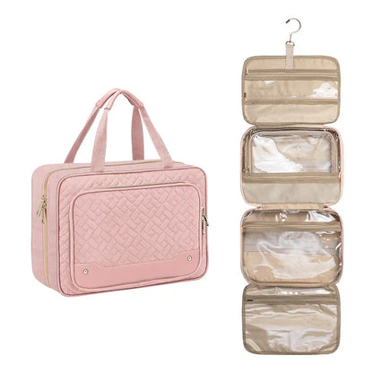 Damen-Kosmetiktasche zum Aufhängen ⎜ Geräumige Aufbewahrungstasche mit Haken und Innenfächern
