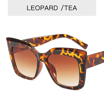 Randlose Damen-Sonnenbrille im Farbverlauf-Look ⎜ Leichtes Design für modischen UV-Schutz