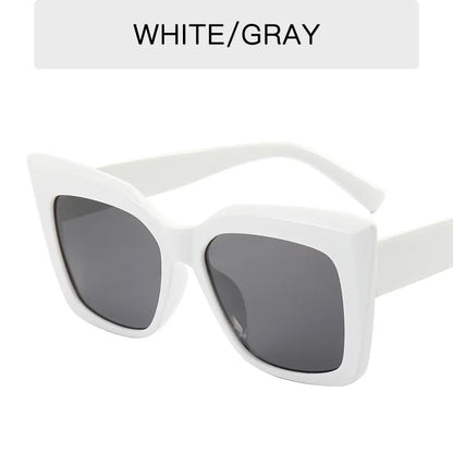 Randlose Damen-Sonnenbrille im Farbverlauf-Look ⎜ Leichtes Design für modischen UV-Schutz
