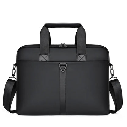 Große Laptoptasche für Herren ⎜ Wasserfeste Business-Tasche mit Schulterriemen für Reisen und Alltag