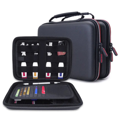 Organizer Tasche für Technikzubehör ⎜ Stoßfeste Aufbewahrung mit SD-Kartenfach und USB-Halterung